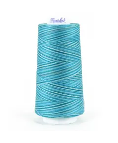 Blue Water Ice Swirls Maxi-lock 3000yd Polyester Serger Overlocker Thread