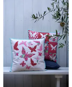 Sweet Mariposa Cushion Pattern by Claire Turpin 2 designs Included