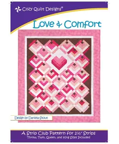 Love And Comfort Pattern by Cozy Quilt Designs