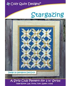 Stargazing Pattern by Cozy Quilt Designs - Image of Pattern Cover