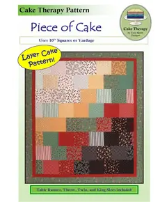 Piece of Cake Pattern by Cozy Quilt Designs - Image of Pattern Cover