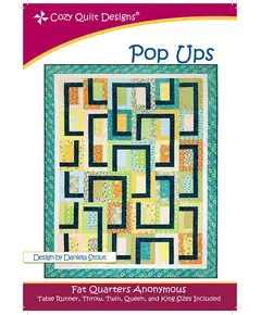 Pop Ups Pattern by Cozy Quilt Designs - Image of Pattern Cover