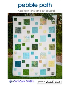 Pebble Path Pattern by Cozy Quilt Design Image of Pattern Cover