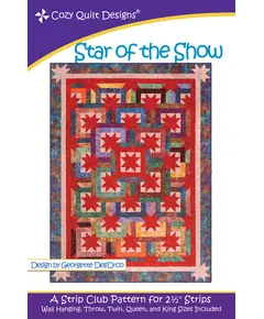 Star of the Show Pattern by Cozy Quilt Designs - Image of Pattern Cover
