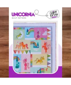 Unicornia Applique Quilt Pattern by Claire Turpin