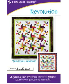 Revolution Pattern by Cozy Quilt Designs - Image of Pattern Cover