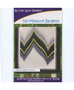 No-Measure Bargello by Cozy Quilt Designs - Image of Pattern Cover