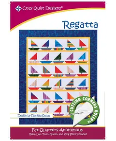 Regatta Pattern by Cozy Quilt Designs - Image of Pattern Cover