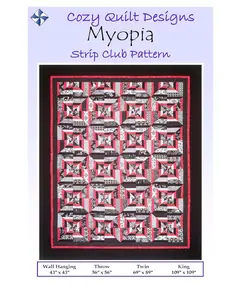 Myopia Pattern by Cozy Quilt Designs- Image of Pattern Cover