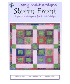 Storm Front Pattern by Cozy Quilt Designs - Image of Pattern Cover