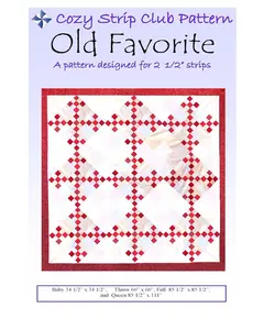 Old Favorite Pattern by Cozy Quilt Designs - Image of Pattern Cover