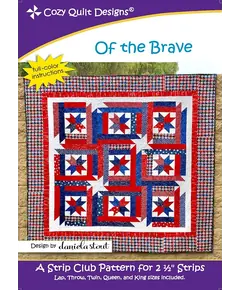 Of the Brave Pattern by Cozy Quilt Designs - Image of Pattern Cover
