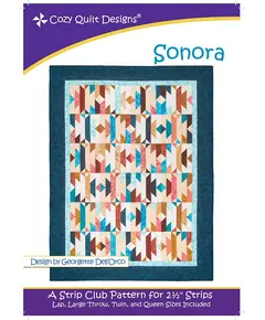Sonora Pattern by Cozy Quilt Designs - Image of Pattern Cover