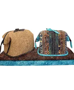 Duchy Dopp Bag Pattern by Aunties Two AT654 - Image of Pattern Cover