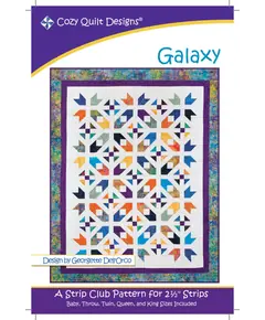 Galaxy Quilt Pattern by Cozy Quilt Designs
