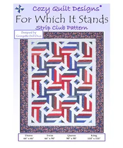 For Which It Stands Quilt Pattern by Cozy Quilt Designs