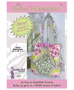 Boho Baguette Bag Pattern by Studio Kat Designs