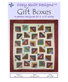 Gift Boxes Quilt Pattern by Cozy Quilt Designs