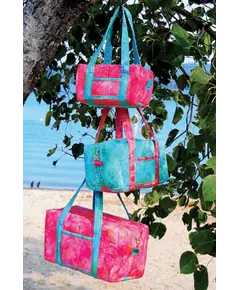 Dufflettes Bag Pattern AT233 by Aunties Two - Image of pattern cover