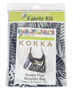 KOKKA Double Flap Shoulder Bag Pattern & Fabric Kit