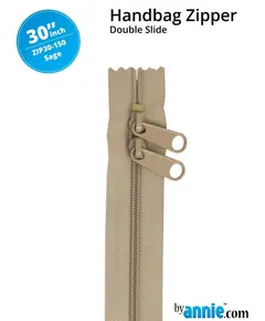 By Annie 30 Inch Handbag Zipper Sage - See Video