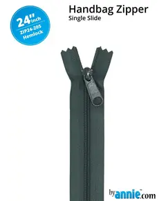 By Annie 24 Inch Handbag Zipper Hemlock - See Video
