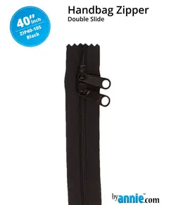 By Annie 40 Inch Handbag Zipper Black - See Video