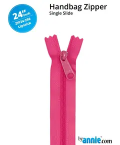 By Annie 24 Inch Handbag Zipper Lipstick - See Video