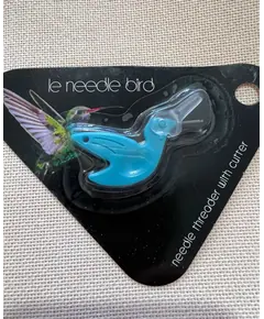 Hummingbird Needle Threader and Cutter by Sew Tasty - Blue