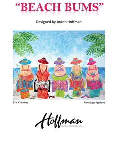 Beach Bums Applique Quilt Pattern by JoAnn Hoffman - Pattern Cover