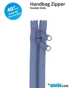 By Annie 40 Inch Handbag Zipper Country Blue - See Video