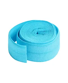 Fold Over Elastic 20mm x 1 Yard Parrot Blue By Annie