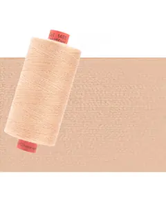 Dark Beige #1483 Rasant Thread 1000M - Image of reel and colour swatch