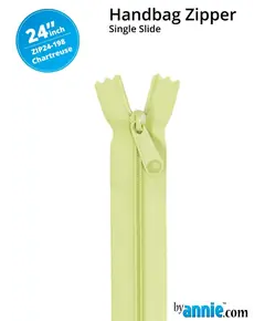 By Annie 24 Inch Handbag Zipper Chartreuse