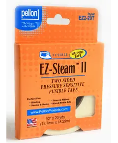 Pellon ​EZ-Steam II 1/2 Inch Two Sided Adhesive Fusible Tape