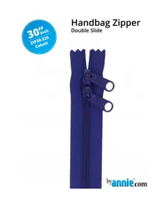 By Annie 30 Inch Handbag Zipper Cobalt - See Video