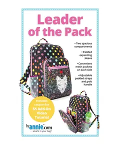 By Annie Leader of the Pack Bag Pattern - Pattern Cover