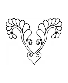 Secret Heart Feather #30475