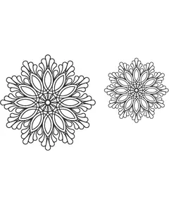 Feather Doily 2x #30561