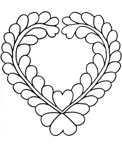 Open Heart Feather #30425