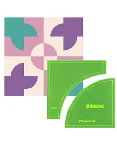 Drunkards Path 6 inch Patchwork Template Set