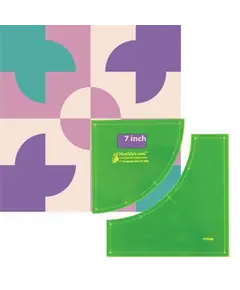 Drunkards Path 7 inch Patchwork Template Set ~ Matilda's Own
