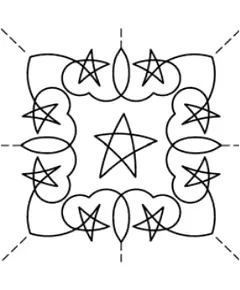 Shooting Star, Block 2 #30623