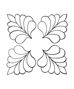 Four Corner Feather #30328