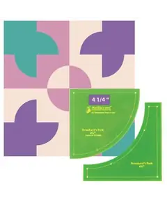 Drunkards Path 4.25 inch Patchwork Template Set