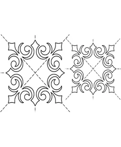 Crown Jewels Block 5 , 2 sizes #30607