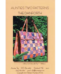 The Danforth Bag by Aunties Two Patterns ~ Jelly Roll Friendly