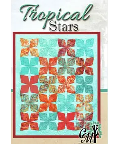 Tropical Stars - Quilt Pattern by Cindi McCracken Designs