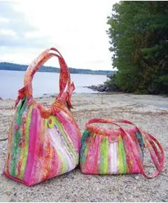 Bailey Island Hobo bag by Aunties Two Patterns ~ Jelly Roll Friendly