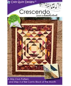 Crescendo Pattern (Bel Canto Block 3) by Cozy Quilt Designs